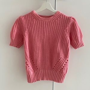 Brand new, pink - lucky brand short sleeve knit
